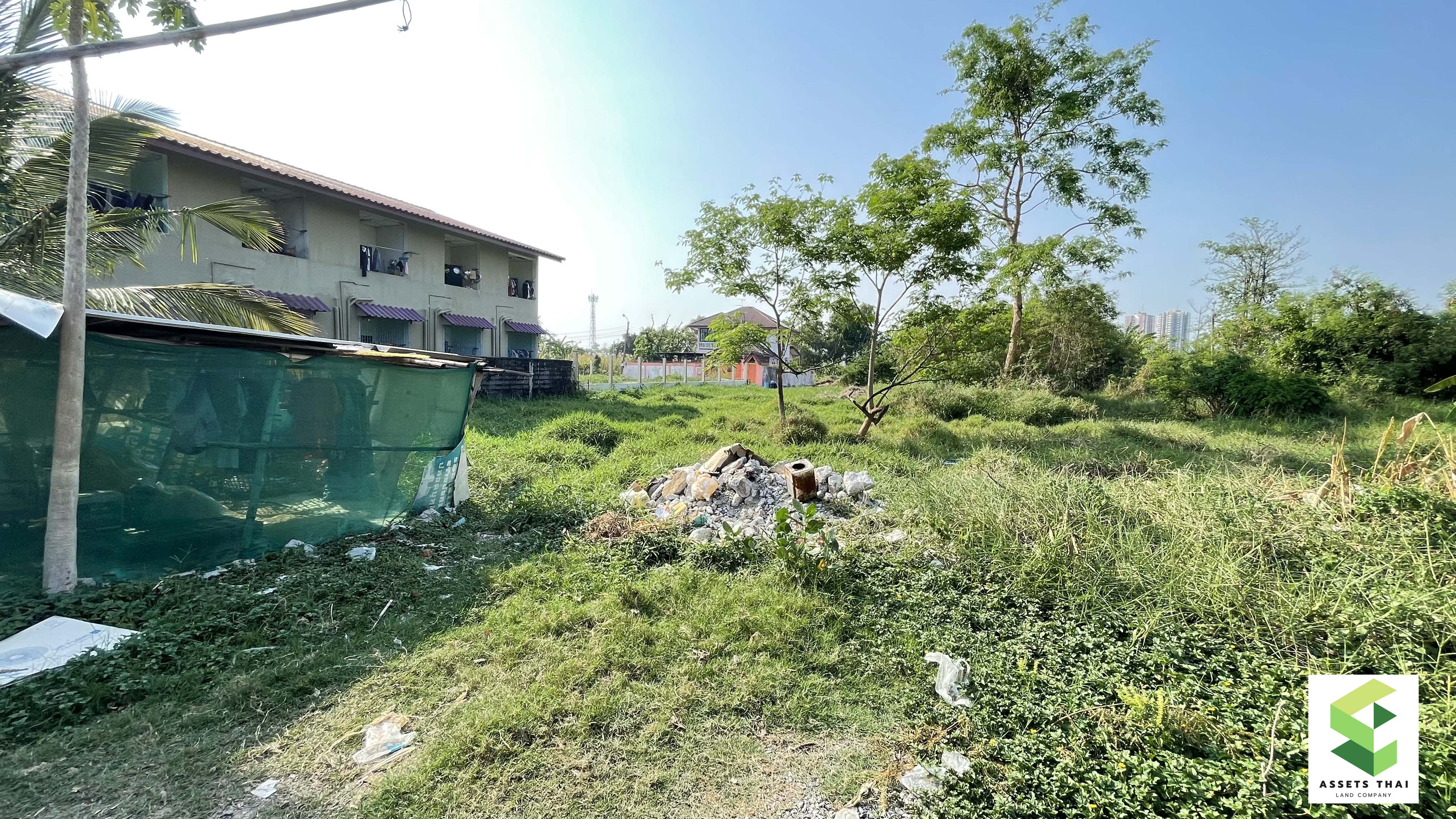 ขายที่ดินขนาด 181 ตร.วา ในซอยงบประมาณ ใกล้เมืองทอง ปากเกร็ดนนทบุรี